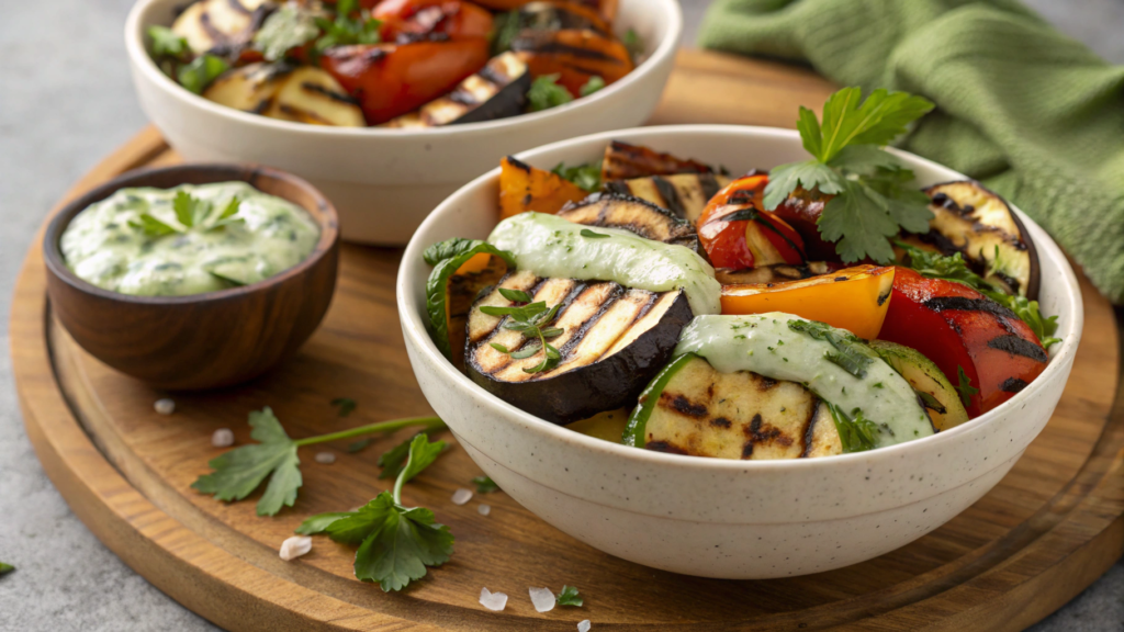 Grilled Veggie Bowls with Chef-Approved Dressing