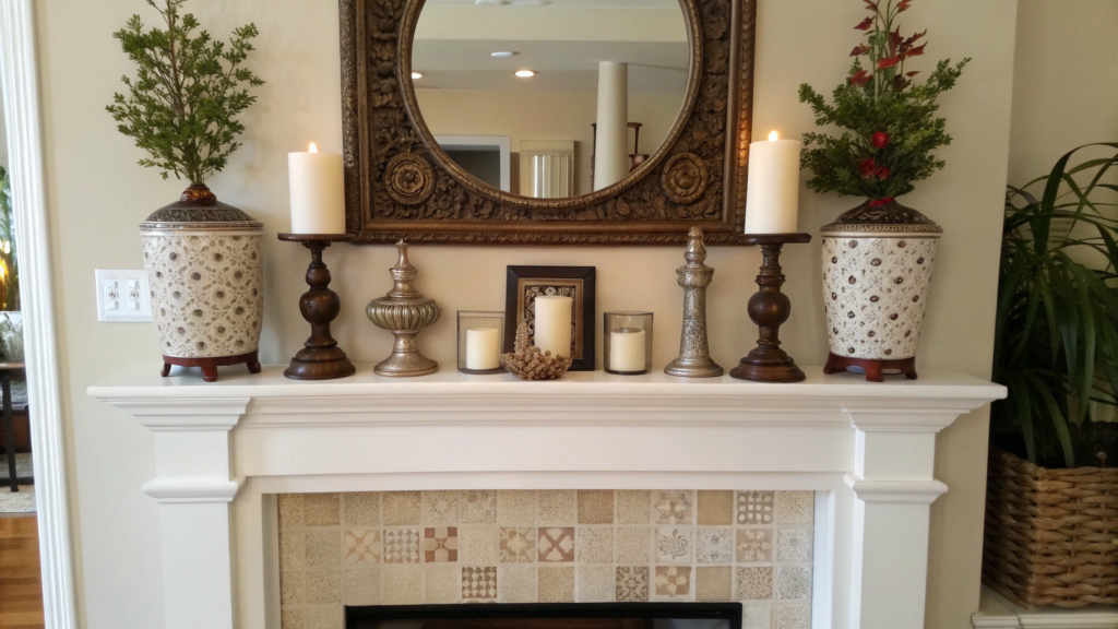 Fireplace with Small Accents