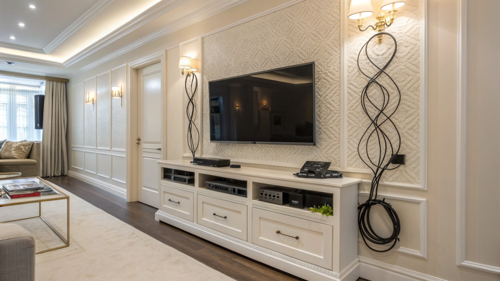 Hiding Cords with Style