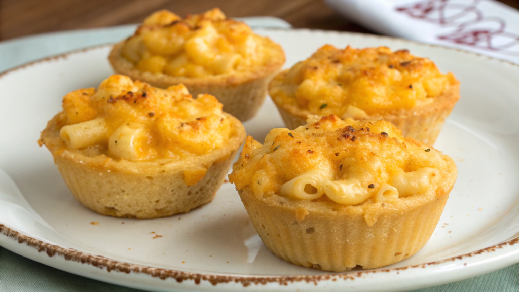 Pumpkin Mac and Cheese Bites
