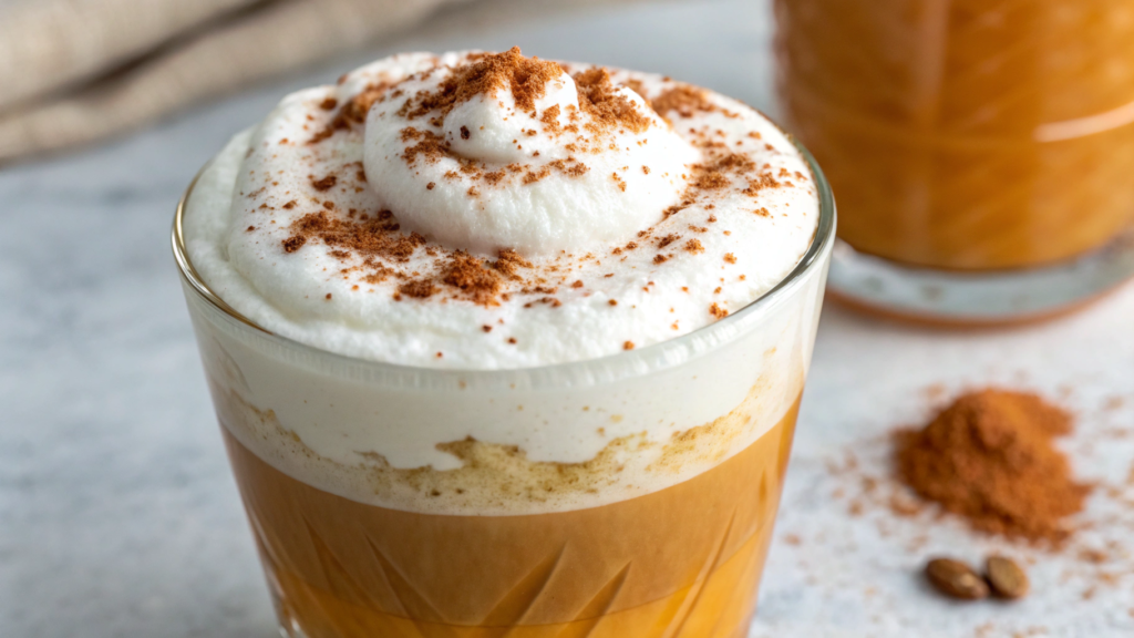 Vegan Pumpkin Cold Foam with Creamy Cashew Base