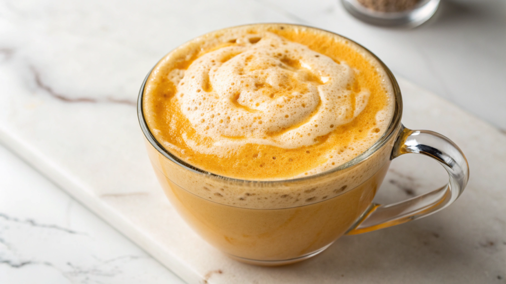 No-Sugar Pumpkin Foam for Keto Coffee