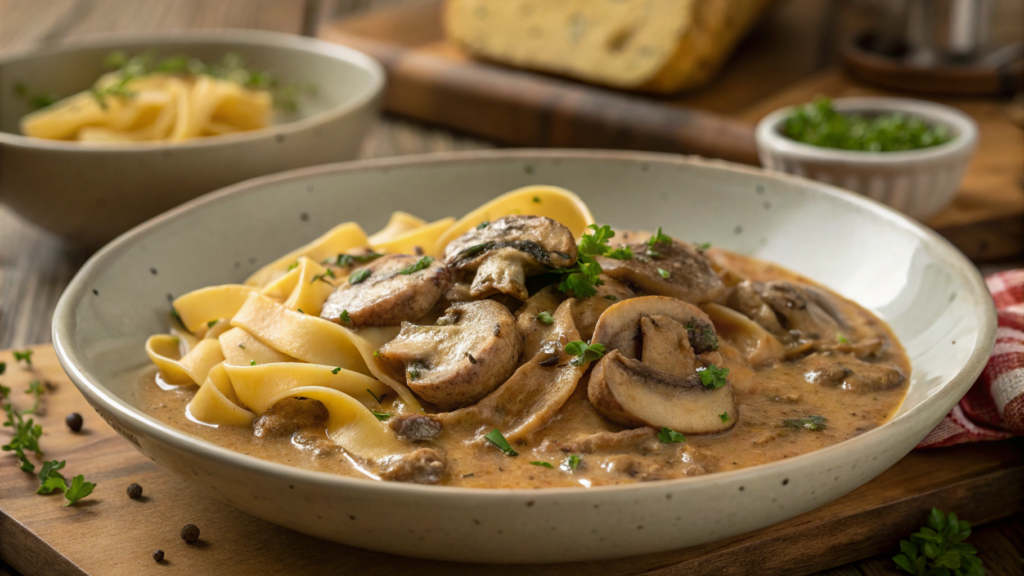 Creamy Mushroom Stroganoff Without the Heavy Cream