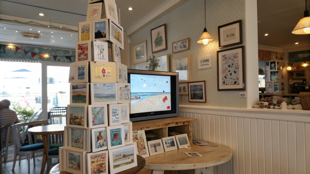 Layering Small Artwork Around a Screen