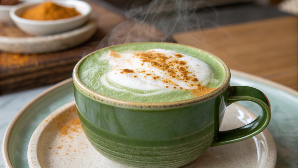 Pumpkin Cold Foam for Matcha Lattes
