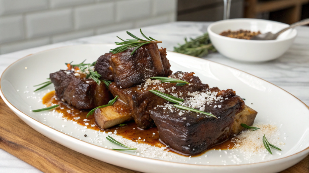 Slow-Braised Short Ribs with Modern Flair