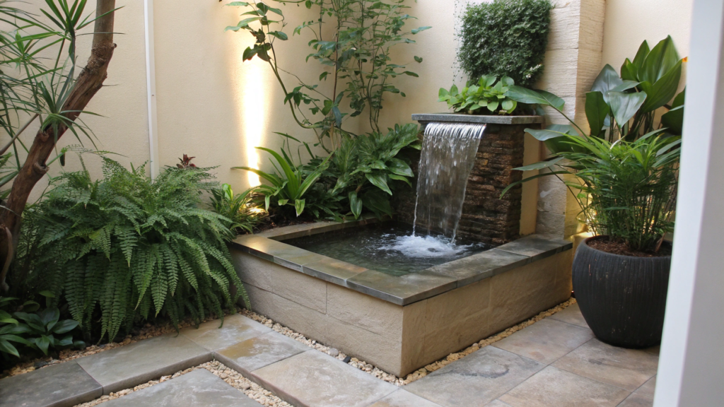Water Features in Compact Corners