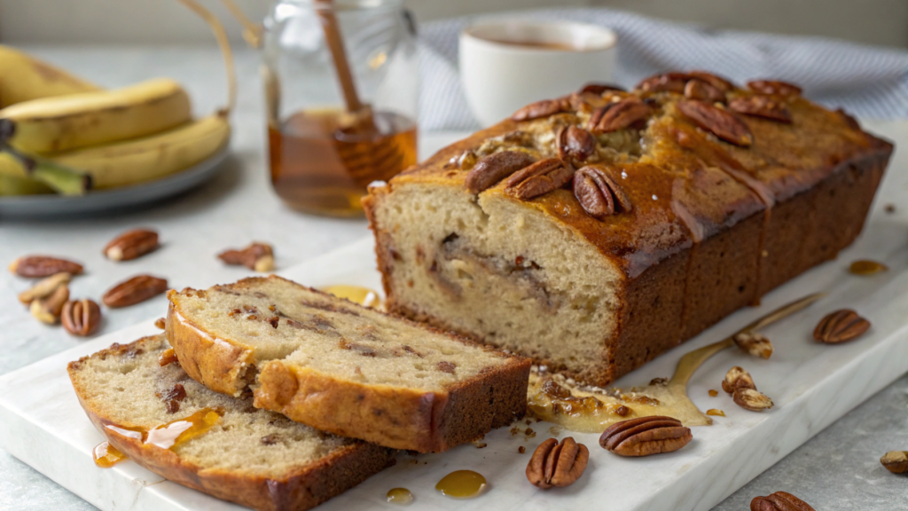 Maple Pecan Banana Bread