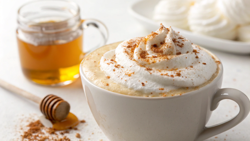 Pumpkin Foam with Honey & Nutmeg Twist