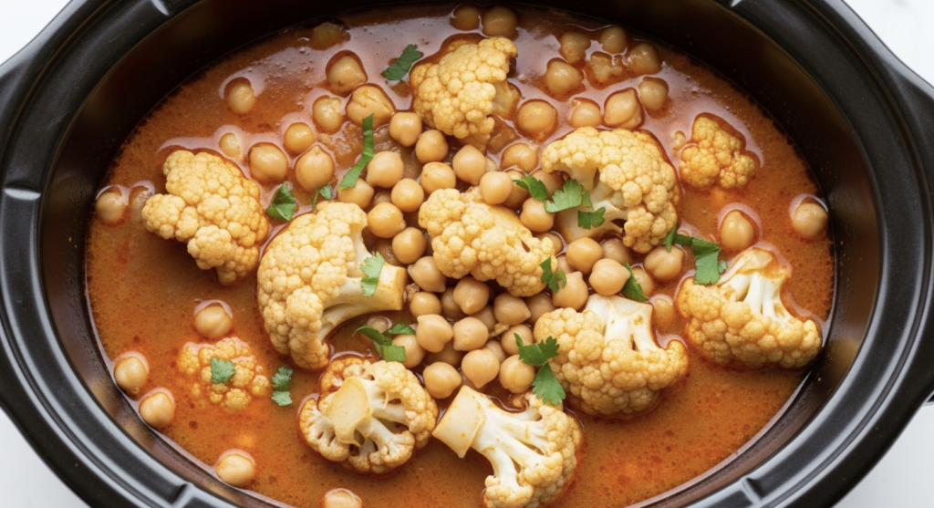 Cauliflower and Chickpea Curry