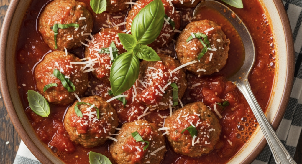Turkey Meatballs in Marinara