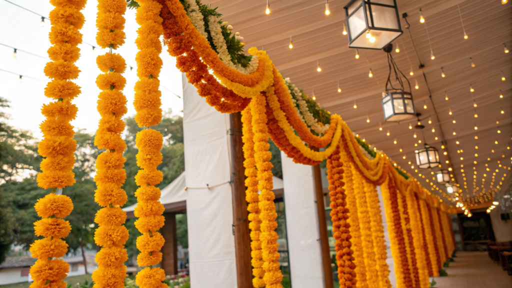 Marigold Garlands for Festive Occasions