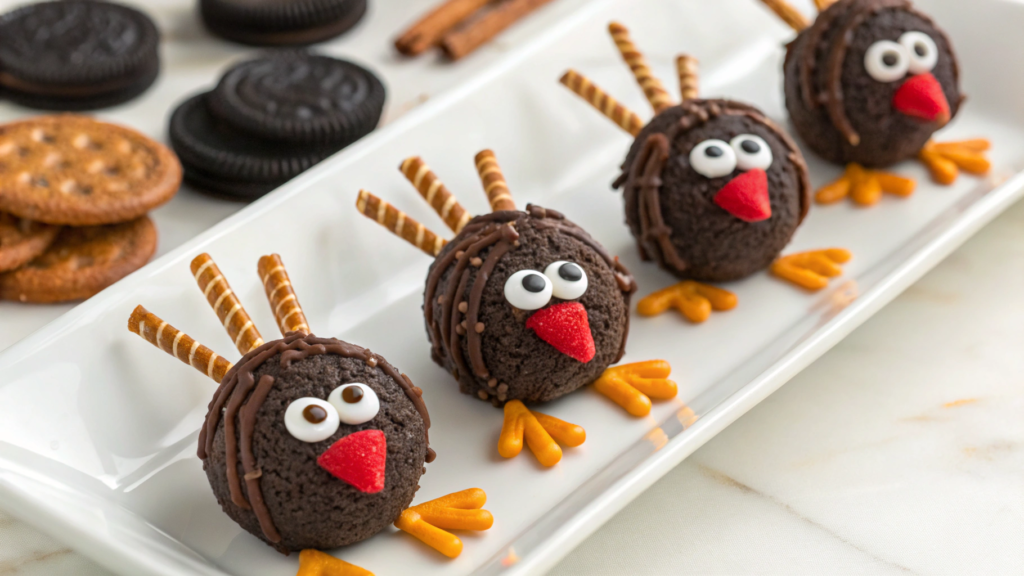 No-Bake Oreo Turkey Truffles