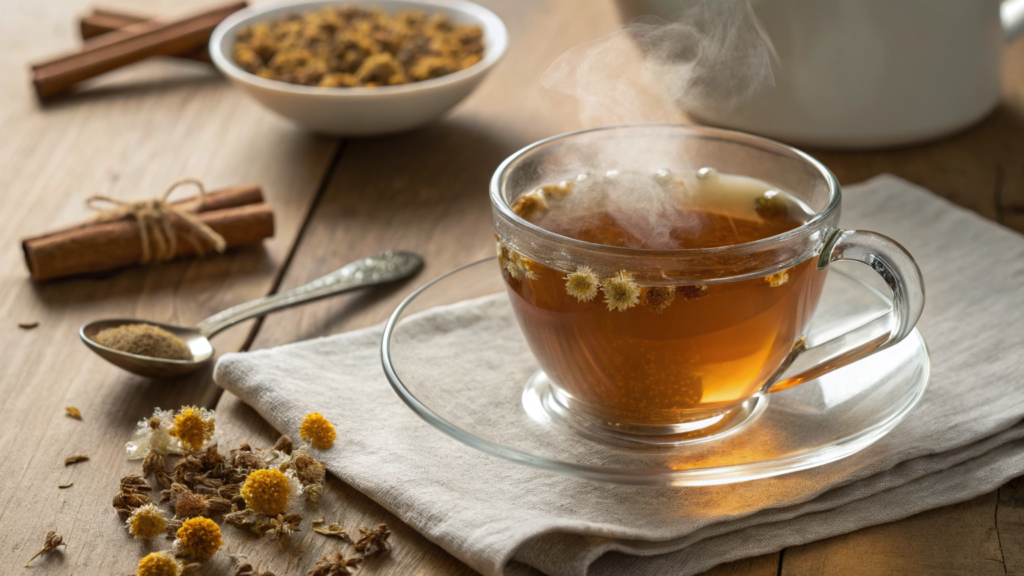 Spiced Chamomile & Clove Tea
