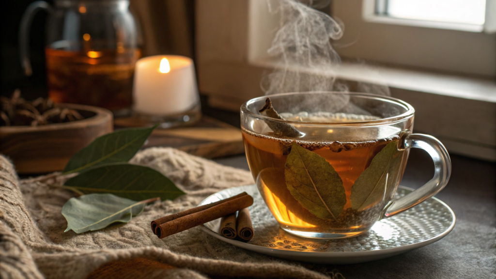 Bay Leaf & Cinnamon Steeped Tea