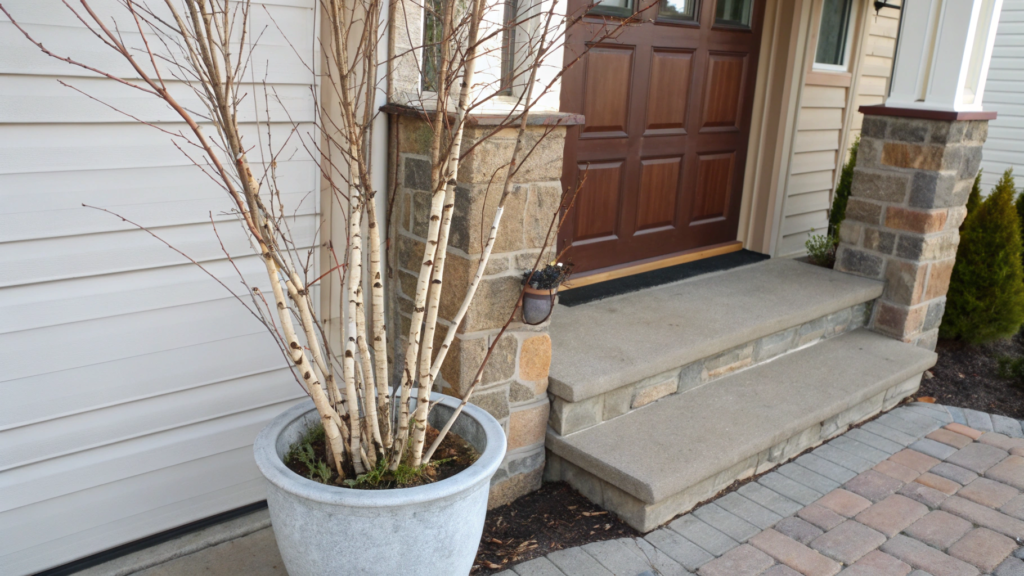 DIY Birch Branch Accent Pot