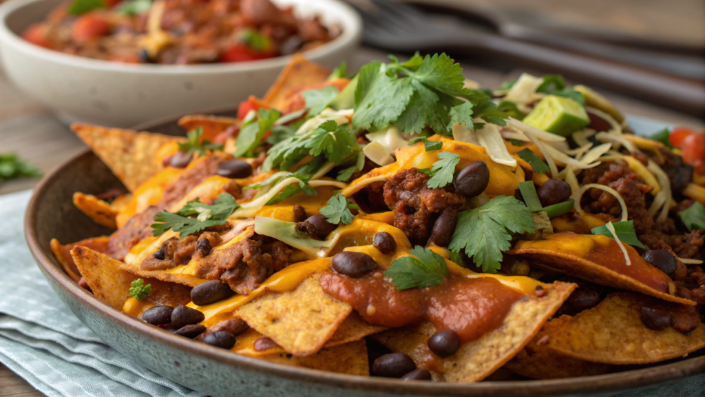 Loaded Sweet Potato Nachos for Game Night