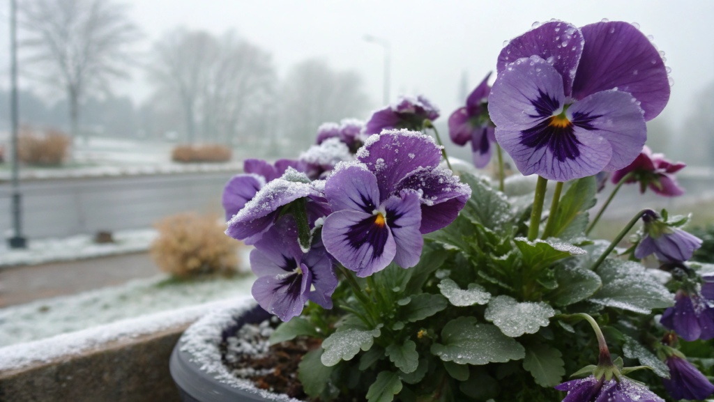 Moody Purple Pansy Collection