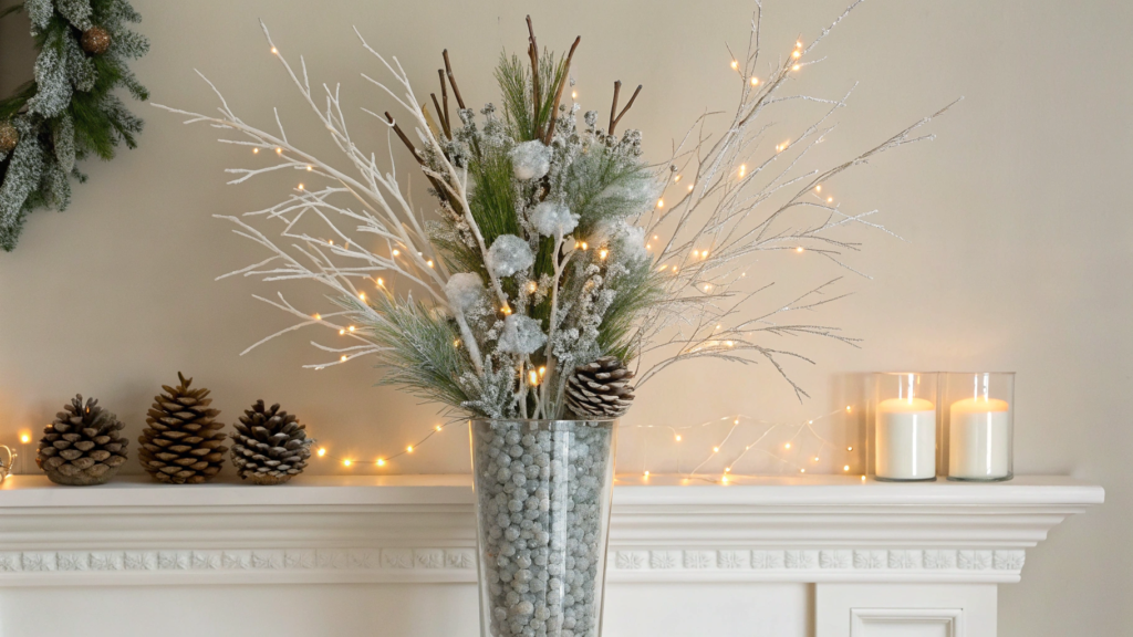 Mini Winter Wonderland Mantel Vase