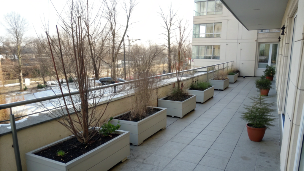 Low-Maintenance Balcony Planter Boxes