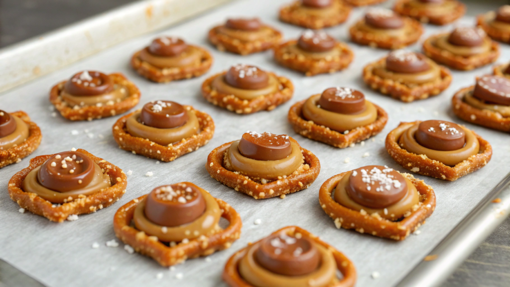 Salted Caramel Pretzel Bites