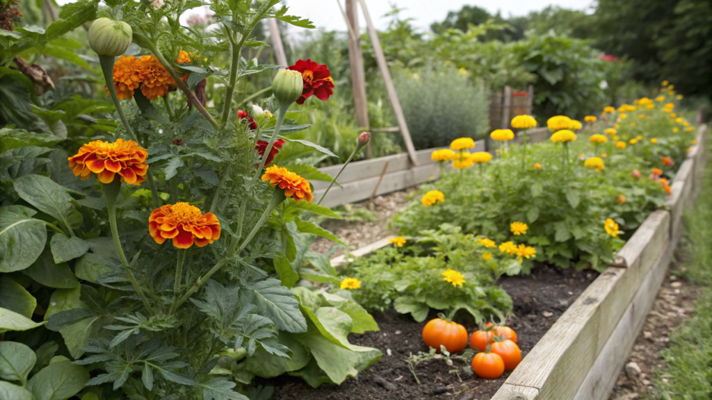 Companion Plants That Thrive with Marigolds
