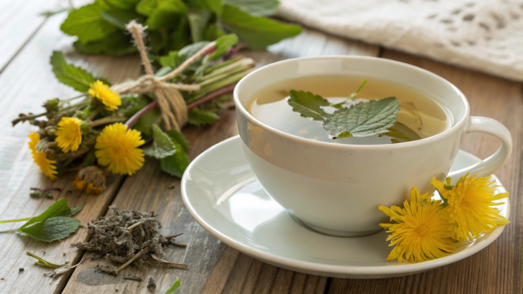 Detox Dandelion Leaf and Lemon Balm Fusion