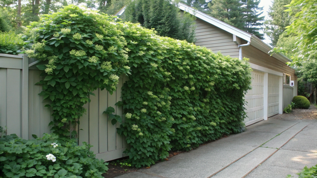 Evergreen Climbing Hydrangea Cover