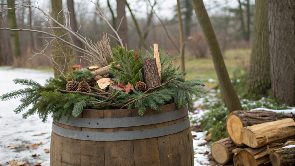 Fallen Branch Woodland Barrel