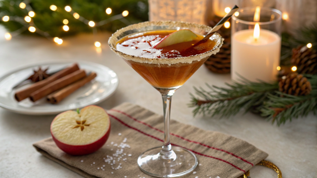 Caramel Apple Vodka Martini