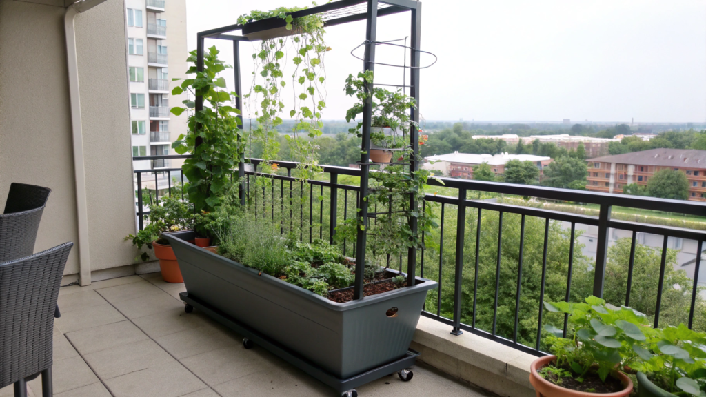 Container Trellis for Patios and Balconies
