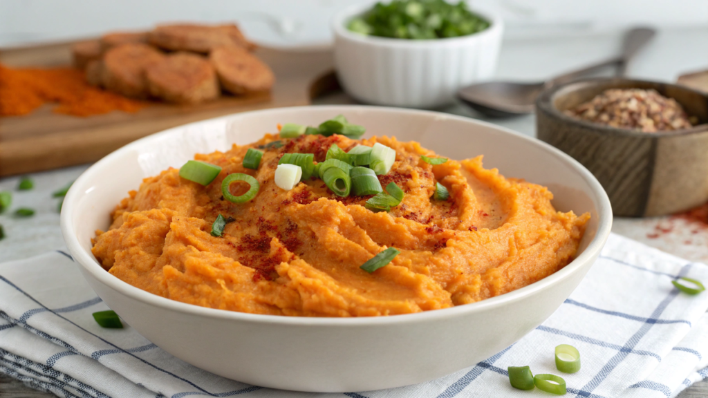Smoky Mashed Sweet Potatoes
