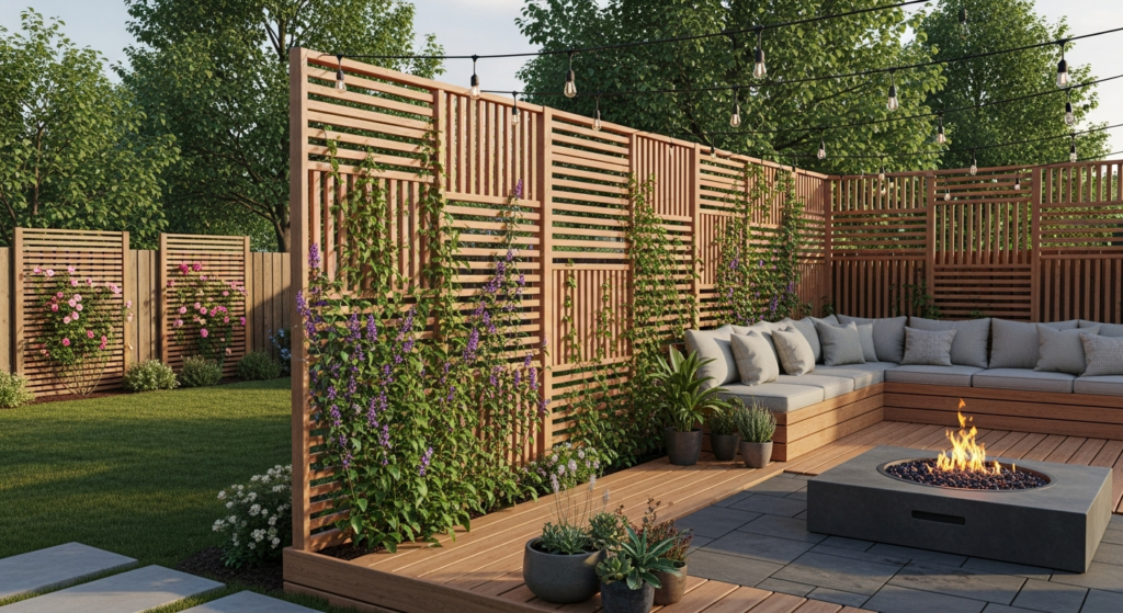 10 Creative Privacy Trellis Ideas for Backyards, Decks, and Fences You ...