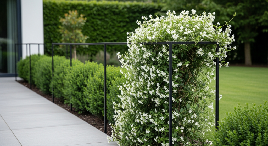 Modern Metal Frame with Jasmine