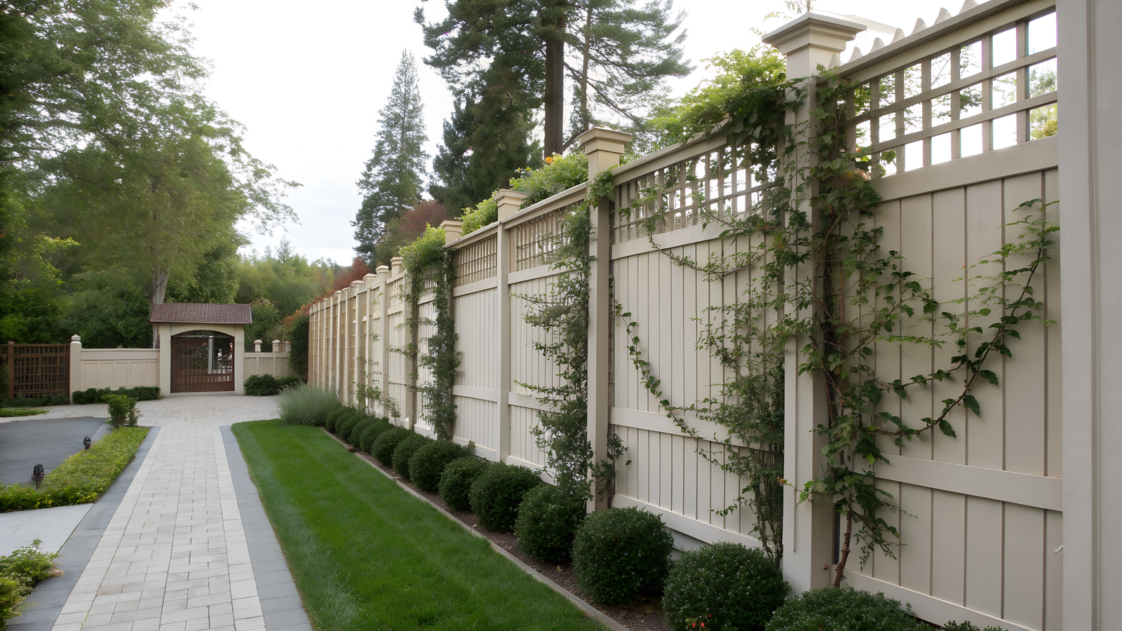 10 Privacy Trellis Along Fence Ideas with Vines That Grow Fast and Look Luxe
