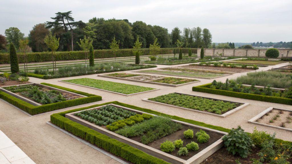 Geometric Layouts for Modern Landscapes