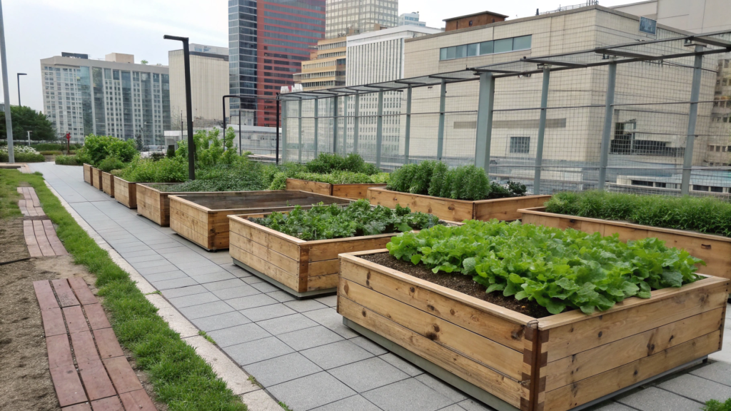 Elevated Garden Bed Designs for Urban Spaces