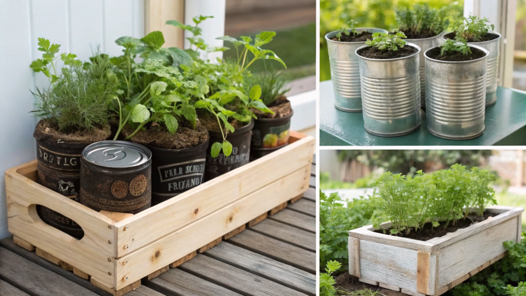 Recycled and Sustainable Herb Planter Concepts