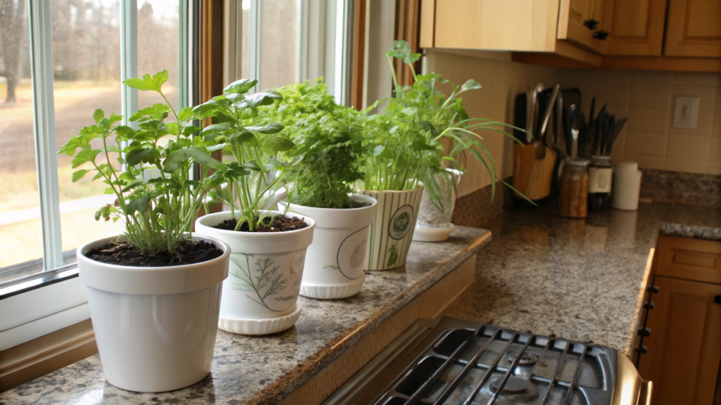 Indoor Herb Setups Perfect for Kitchens