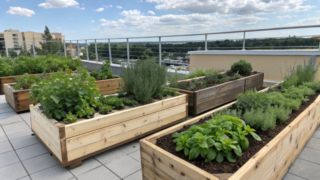 Outdoor Raised Bed Designs for Fresh Herbs