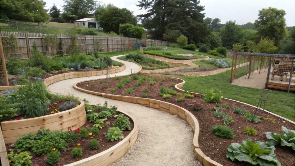 Curved Layouts for Organic Flow