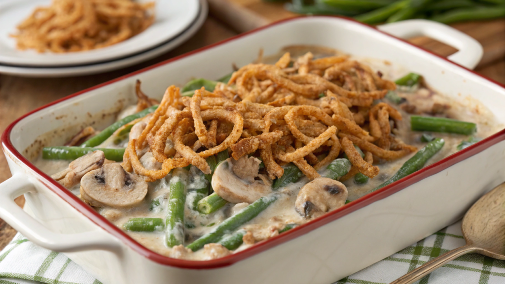 Campbell’s Inspired Green Bean Casserole Made Better