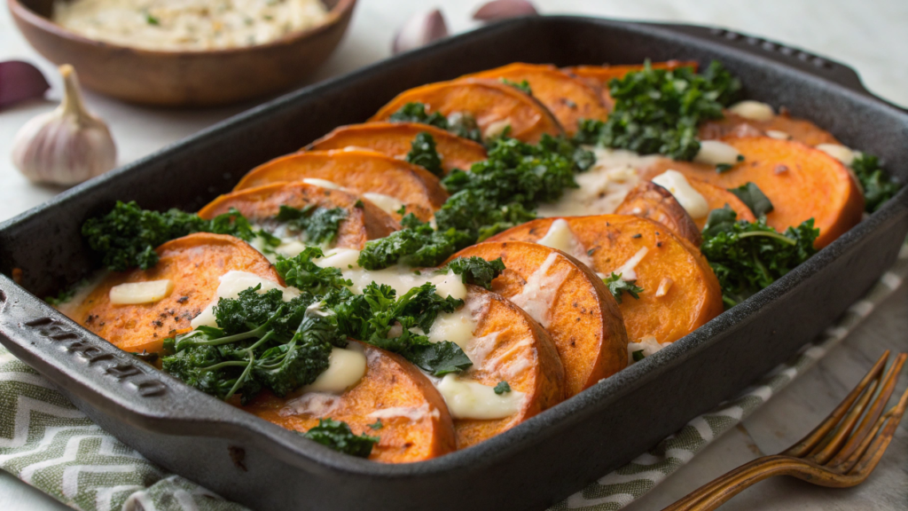 Sweet Potato and Kale Bake That Feels Gourmet