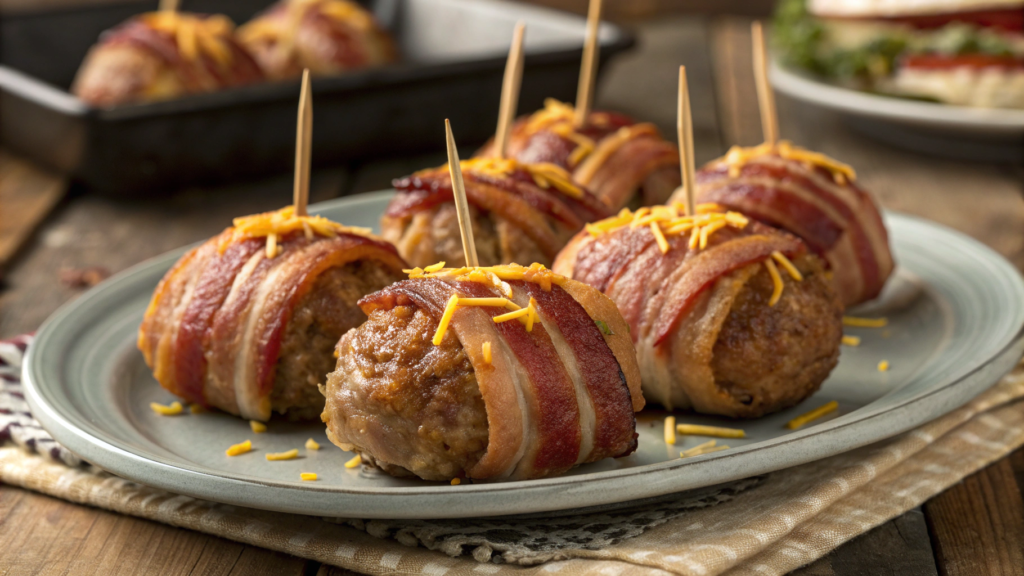 Bacon-Wrapped Sausage Balls