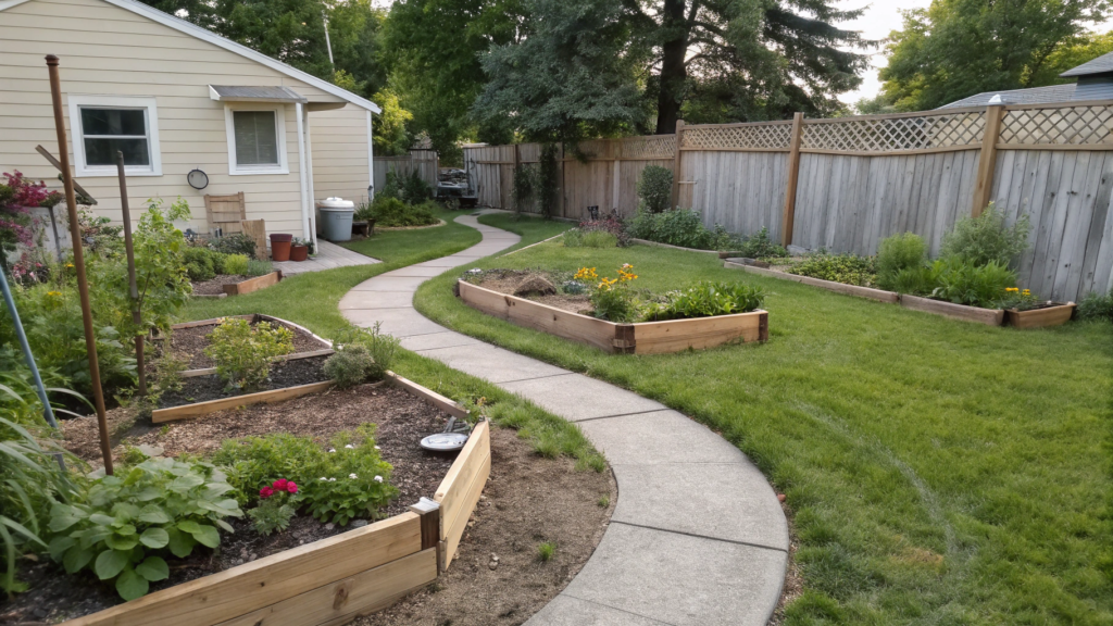 The One Path Layout That Makes a Tiny Yard Feel Twice as Big
