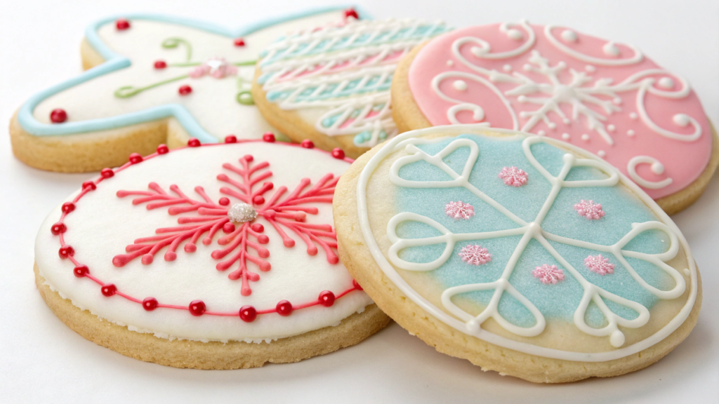 Sugar cookies with icing that hardens perfectly