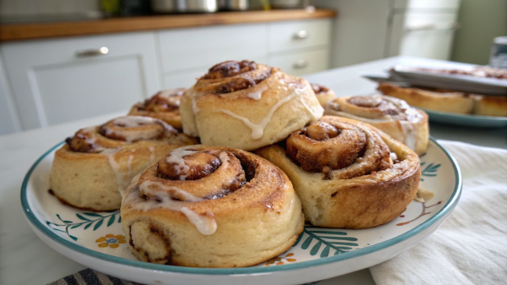 Swedish cardamom cinnamon buns