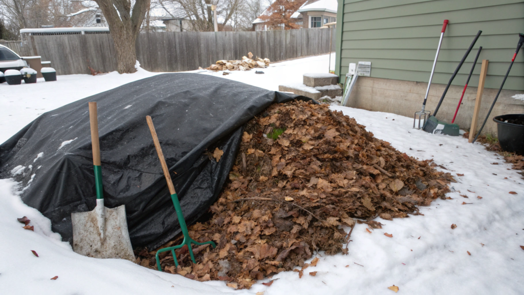 Winter composting methods that heat up fast