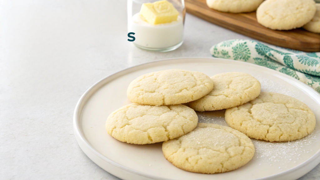 3-ingredient sugar cookies for instant cravings