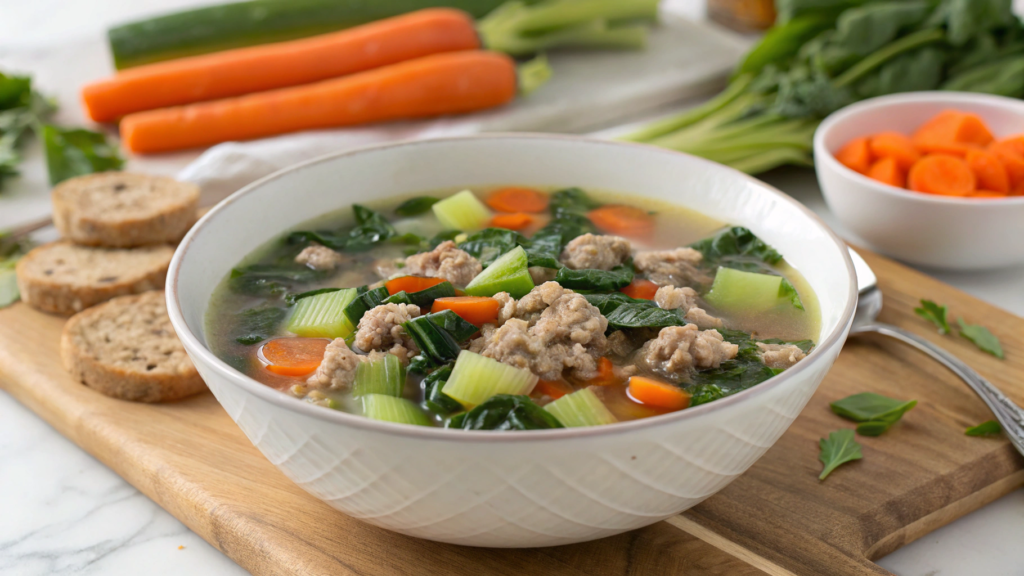 Easy Ground Turkey Detox Soup